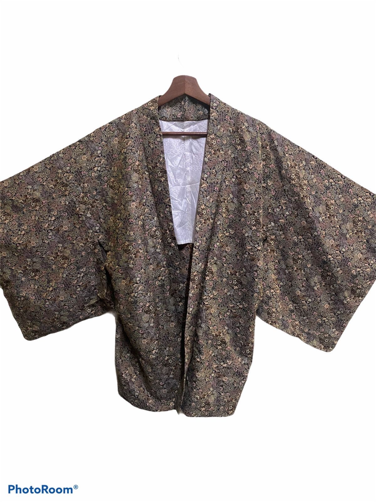 Japanese Brand Vintage 90s japanese kimono floral design - k4 Size US XL / EU 56 / 4 - 1 Thumbnail