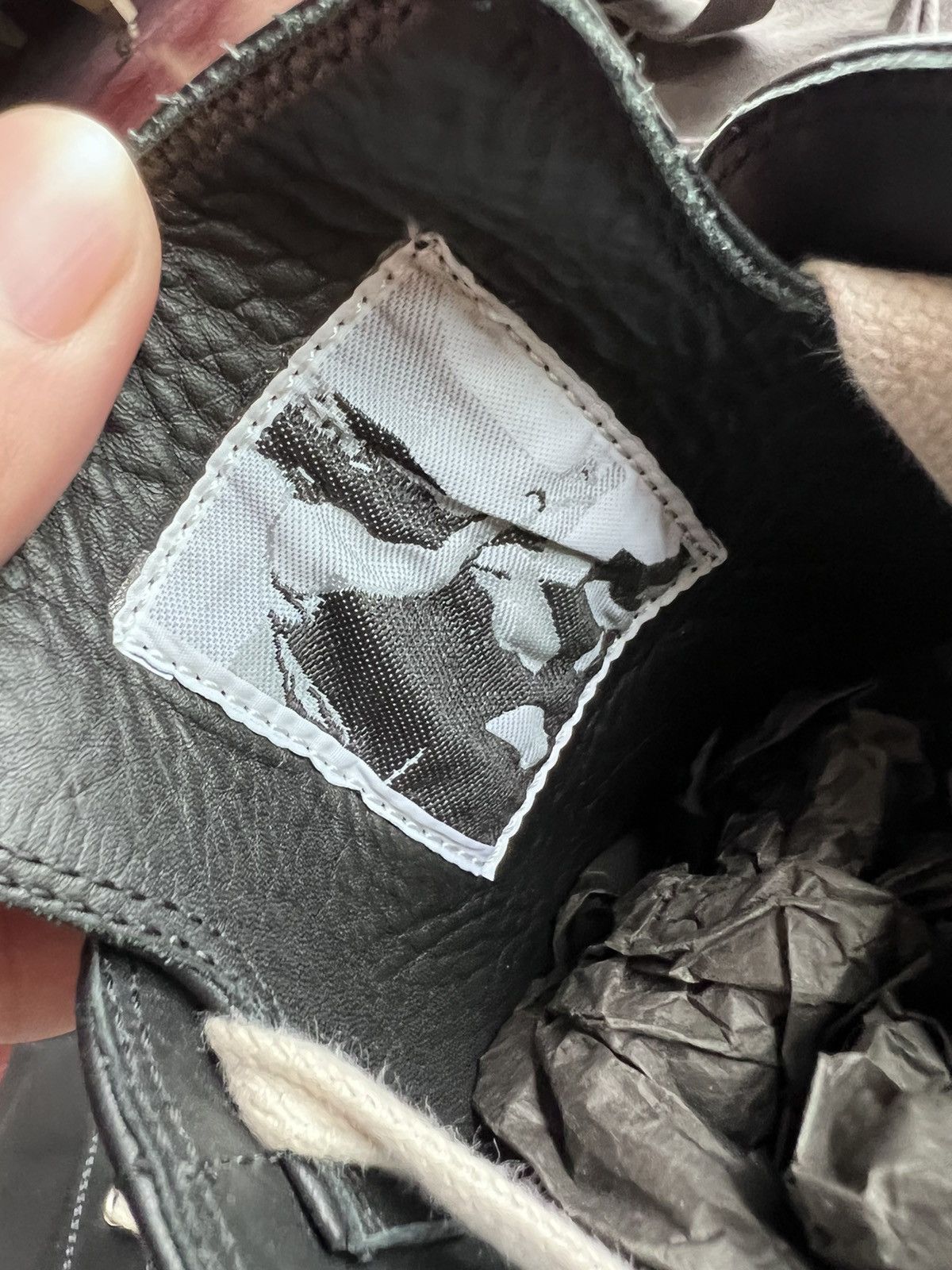 Rick Owens Rick owens mainline ramones hi-top LPO size40.5 Size US 7.5 / EU 40-41 - 5 Thumbnail