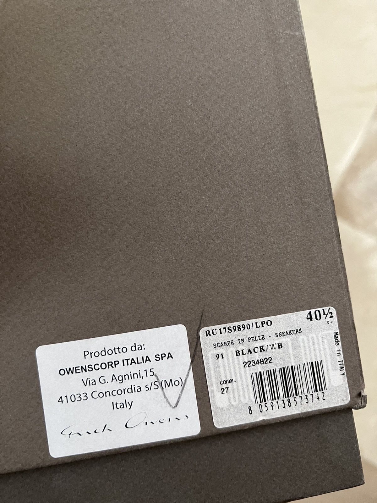 Rick Owens Rick owens mainline ramones hi-top LPO size40.5 Size US 7.5 / EU 40-41 - 10 Thumbnail