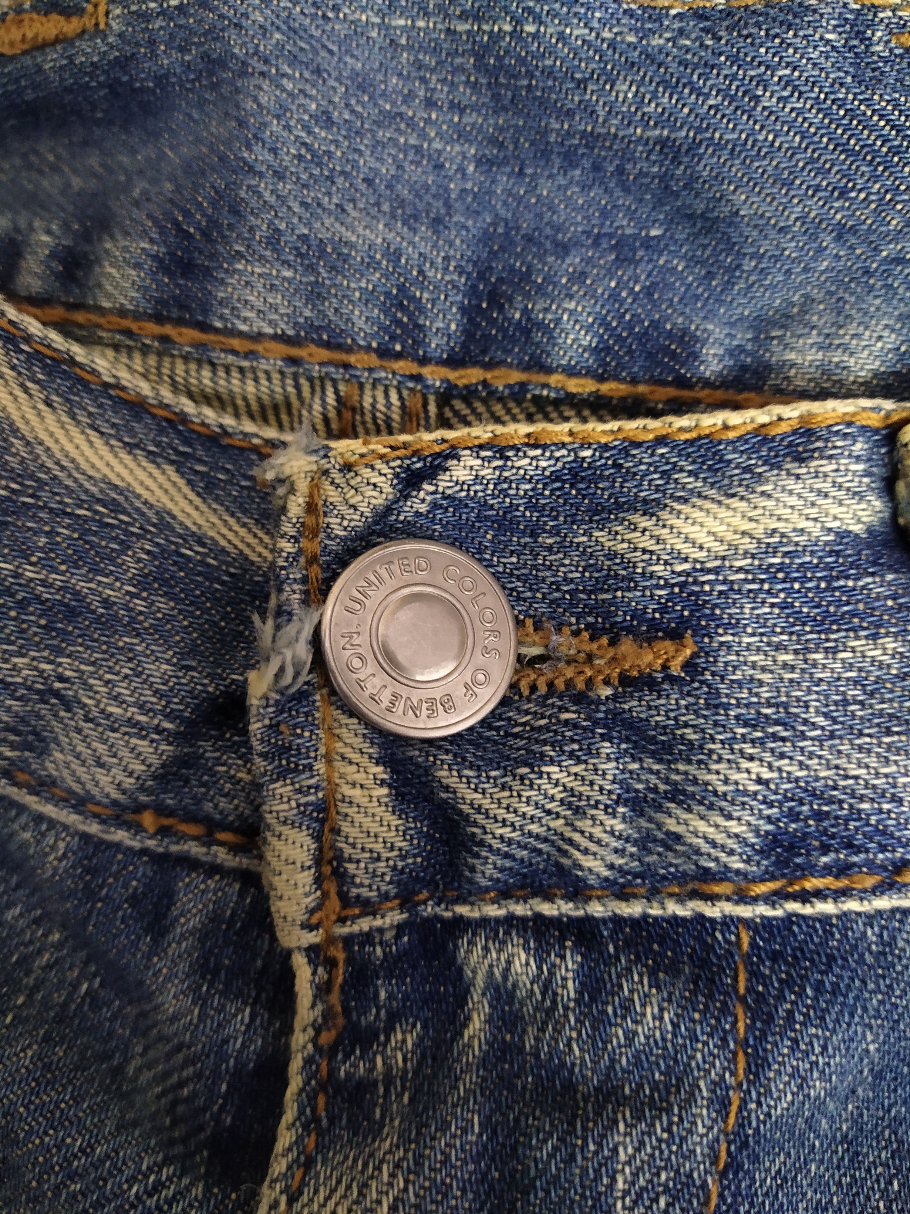 United Colors Of Benetton 90s UNITED COLORS OF BENETTON DENIM (B526) w33 Size US 33 - 5 Thumbnail