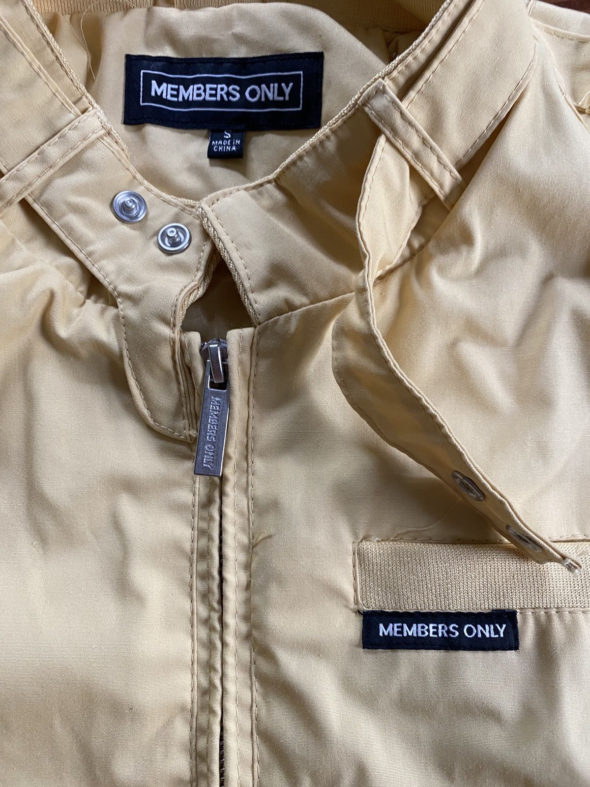 Members Only Vintage 90’s Members Only Yellow Light Jacket Size US S / EU 44-46 / 1 - 5 Thumbnail
