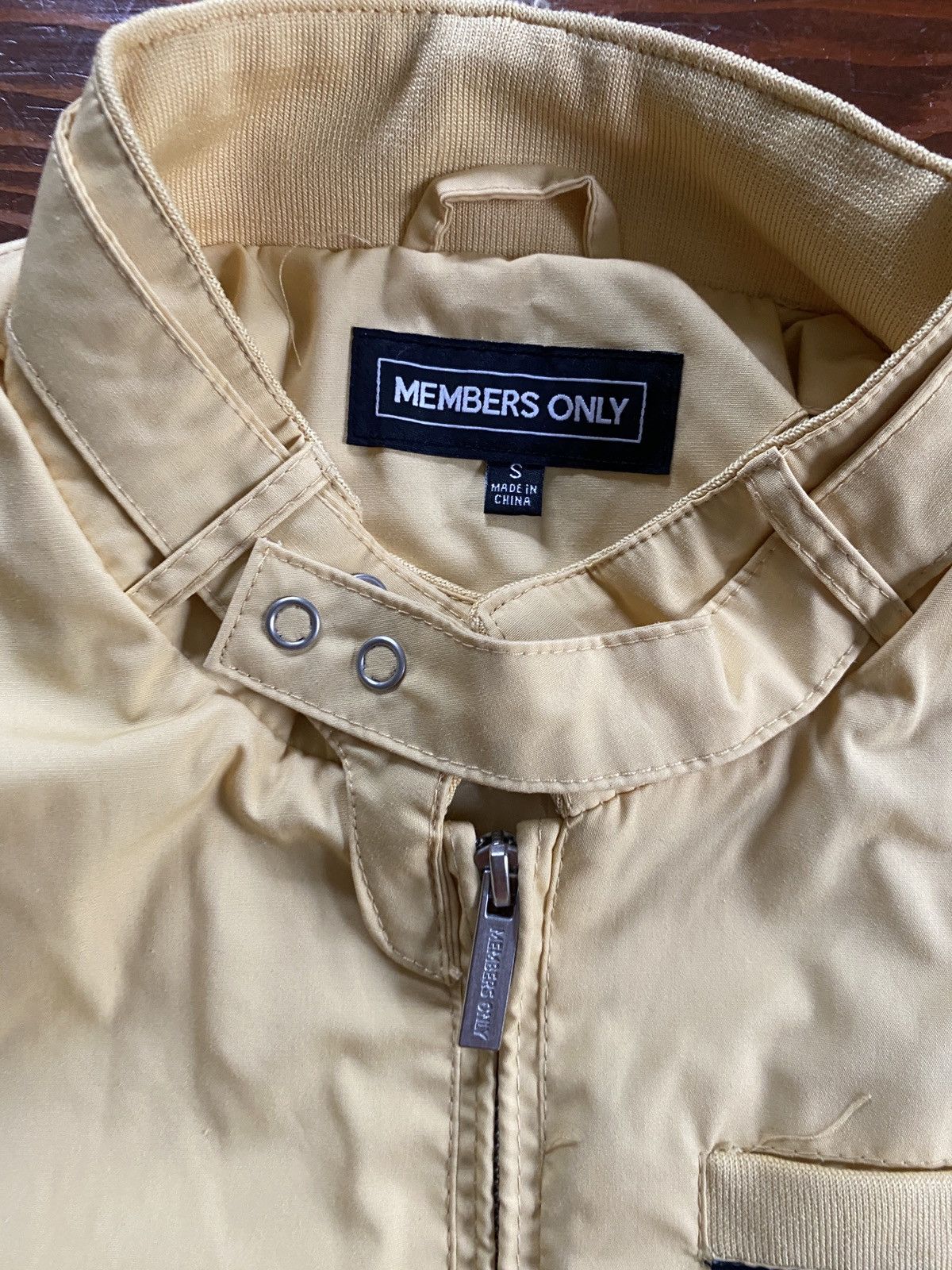 Members Only Vintage 90’s Members Only Yellow Light Jacket Size US S / EU 44-46 / 1 - 3 Thumbnail