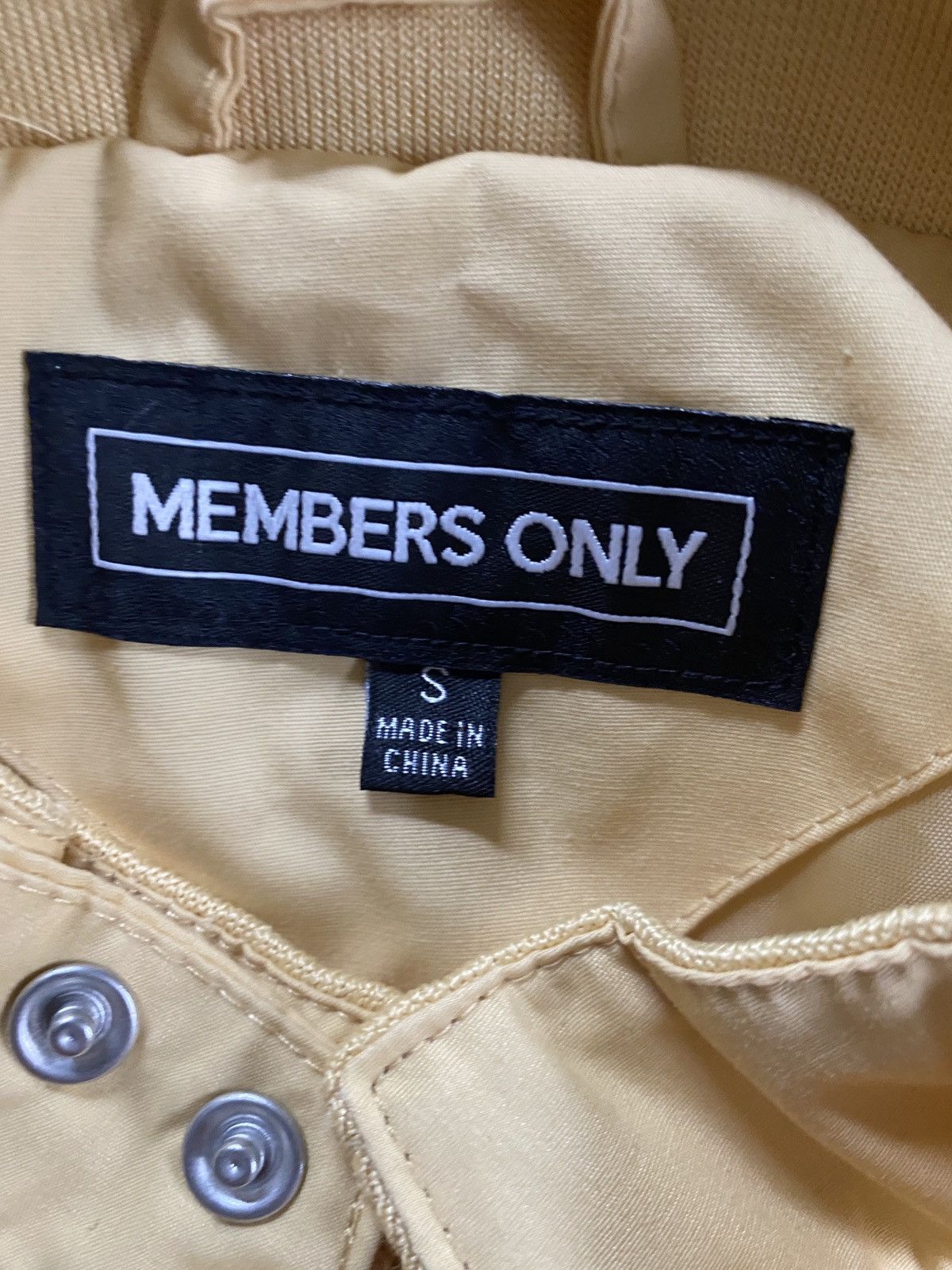 Members Only Vintage 90’s Members Only Yellow Light Jacket Size US S / EU 44-46 / 1 - 6 Thumbnail