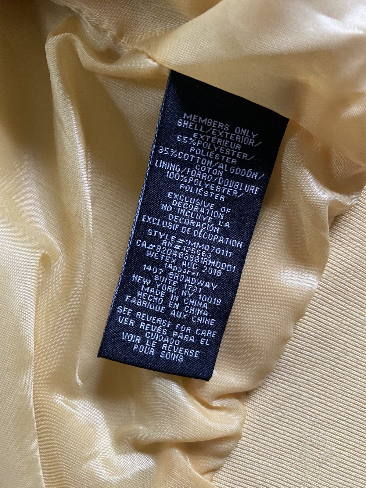 Members Only Vintage 90’s Members Only Yellow Light Jacket Size US S / EU 44-46 / 1 - 12 Thumbnail