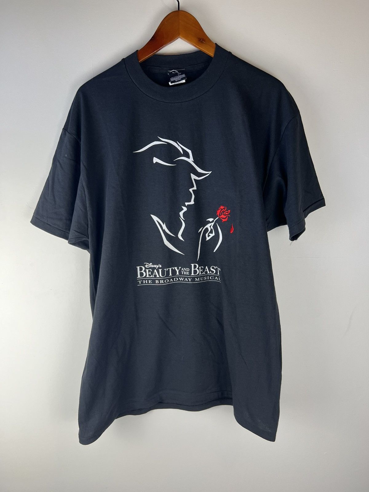 90s USA製 Disney 美女と野獣 the beast Tシャツ XXL