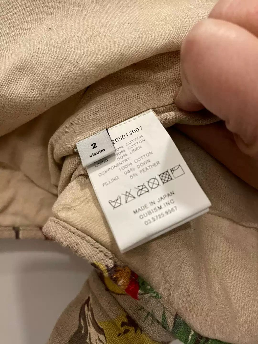 Visvim Visvim 14aw kerchief down jkt Size US M / EU 48-50 / 2 - 4 Thumbnail