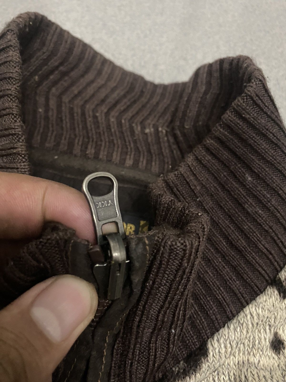 McGregor × Vintage Vintage McGregor Knitwear Zipper Jacket Size US XL / EU 56 / 4 - 4 Thumbnail