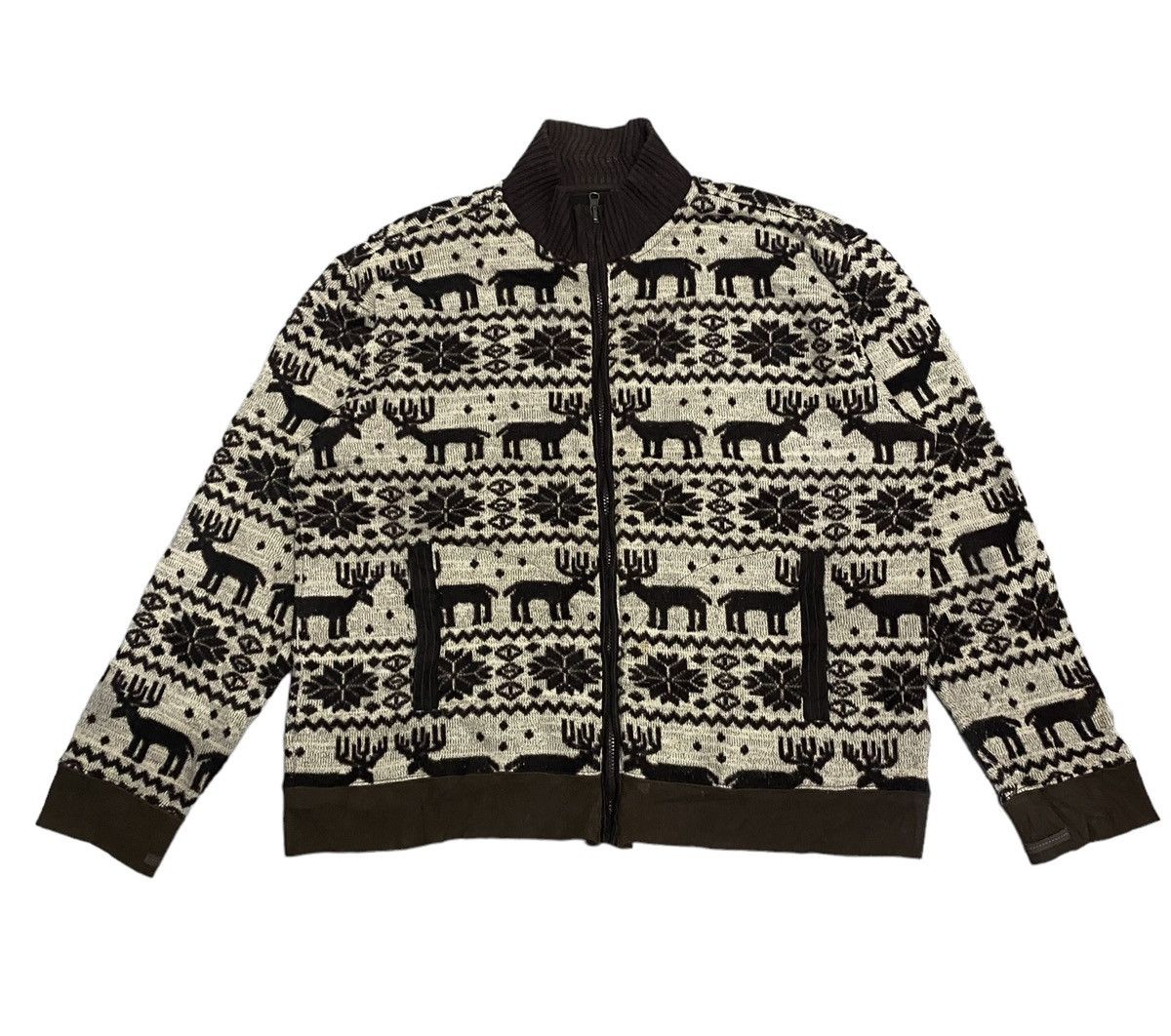McGregor × Vintage Vintage McGregor Knitwear Zipper Jacket Size US XL / EU 56 / 4 - 1 Thumbnail