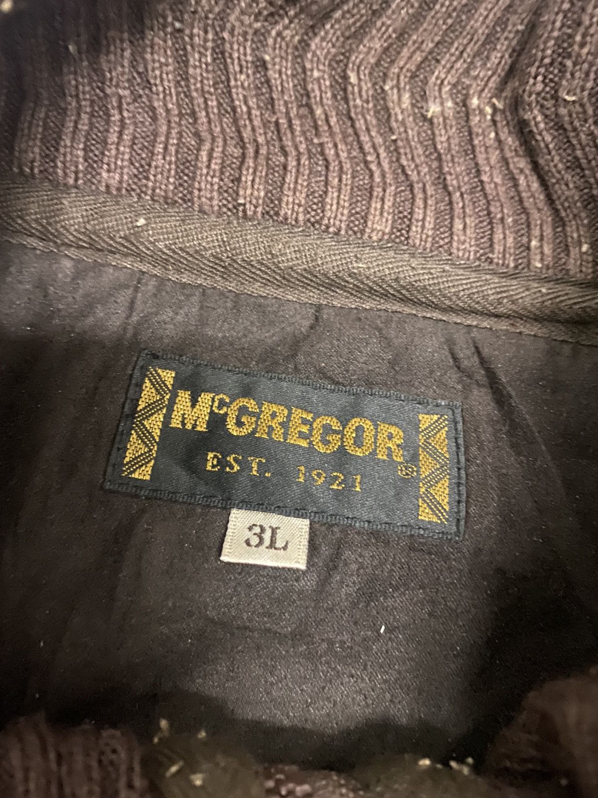 McGregor × Vintage Vintage McGregor Knitwear Zipper Jacket Size US XL / EU 56 / 4 - 5 Thumbnail