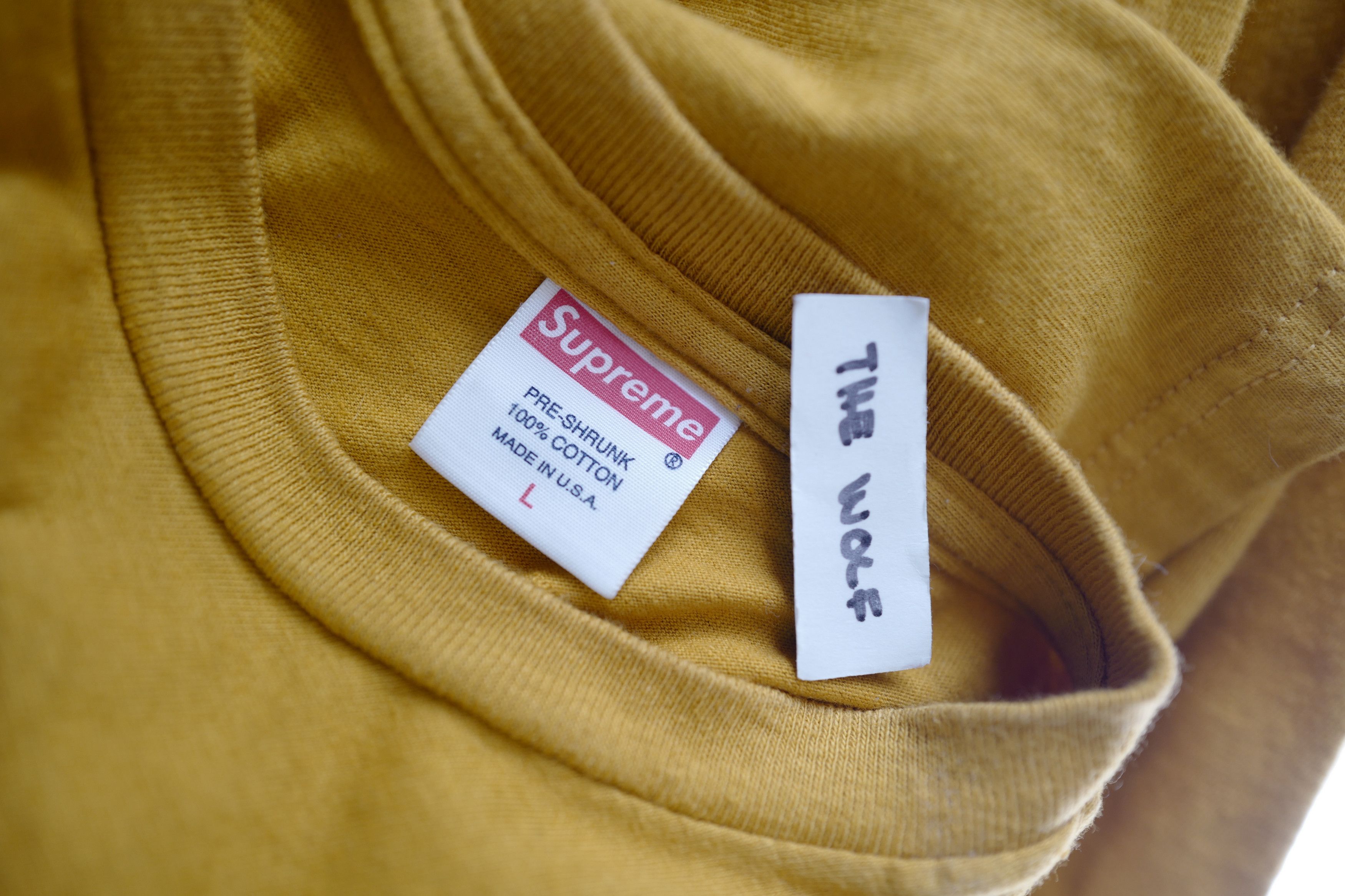 Supreme F/W 2011 Biggie Tee (Mustard) Size US L / EU 52-54 / 3 - 6 Thumbnail
