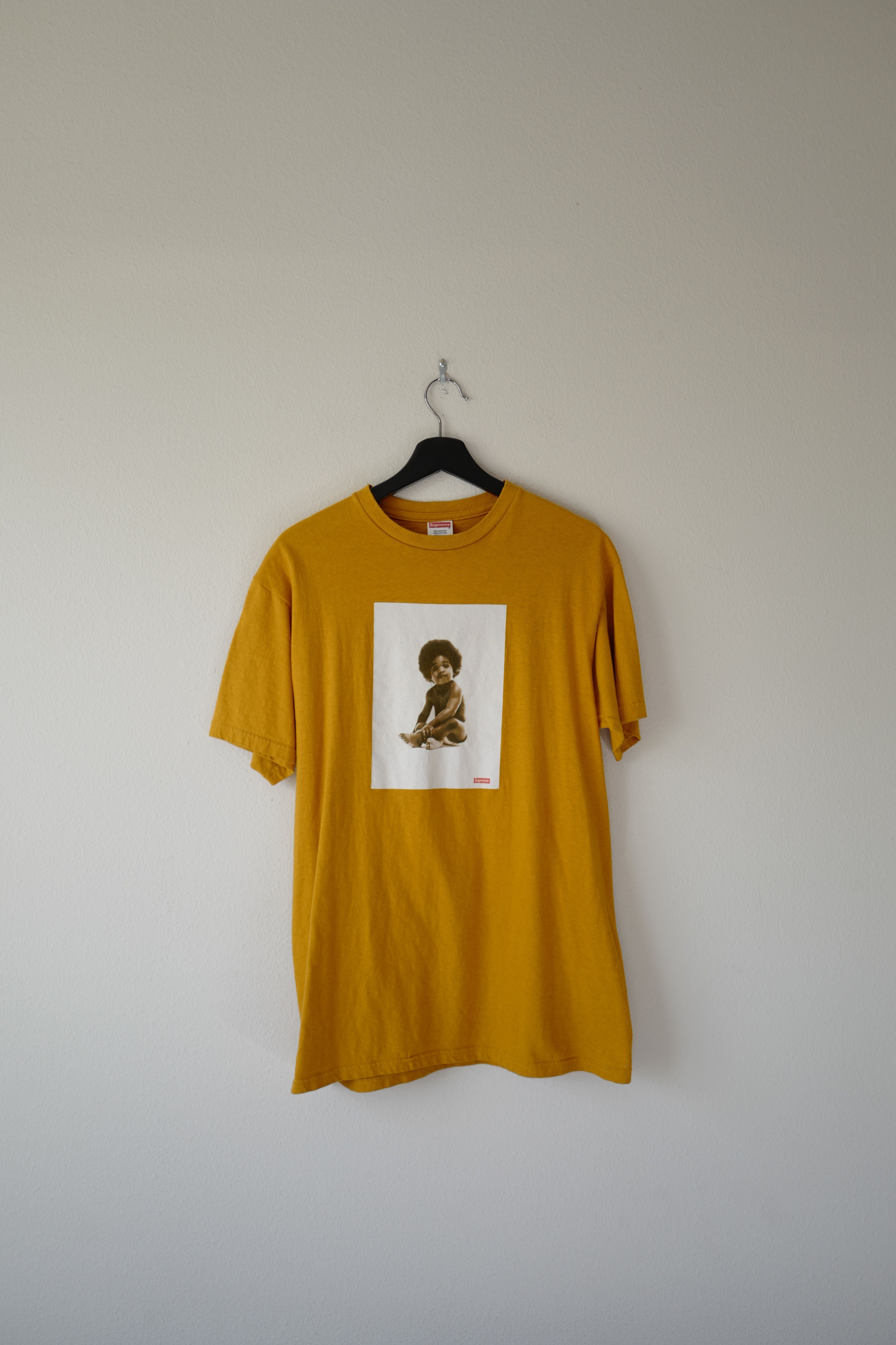 Supreme F/W 2011 Biggie Tee (Mustard) Size US L / EU 52-54 / 3 - 1 Thumbnail