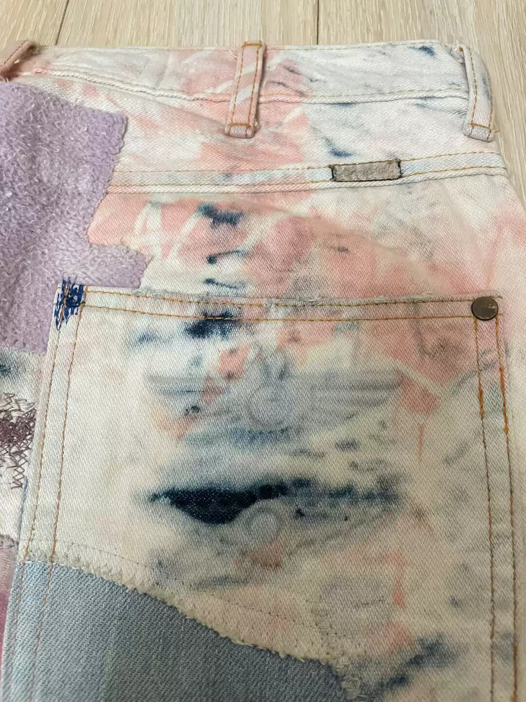 Kapital Kapital Tie Dye Splicing Jeans Size US 30 / EU 46 - 4 Thumbnail