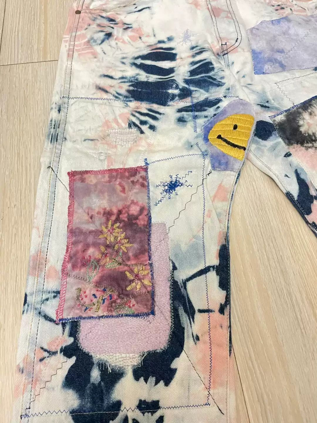 Kapital Kapital Tie Dye Splicing Jeans Size US 30 / EU 46 - 3 Thumbnail