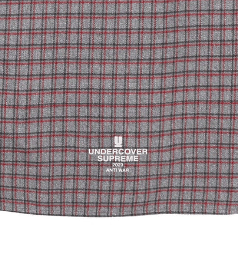Supreme × Undercover Supreme Undercover S/S Flannel Shirt Grey Plaid Large Arabic Size US L / EU 52-54 / 3 - 4 Thumbnail