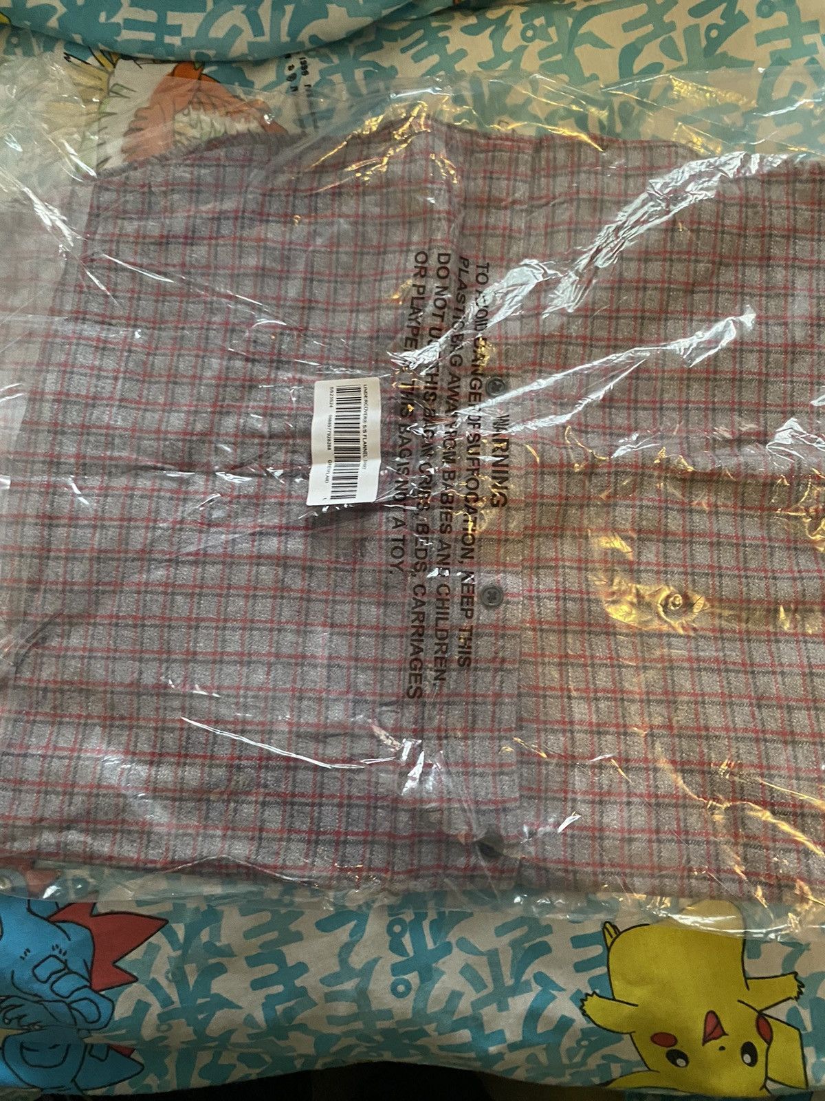 Supreme × Undercover Supreme Undercover S/S Flannel Shirt Grey Plaid Large Arabic Size US L / EU 52-54 / 3 - 8 Thumbnail