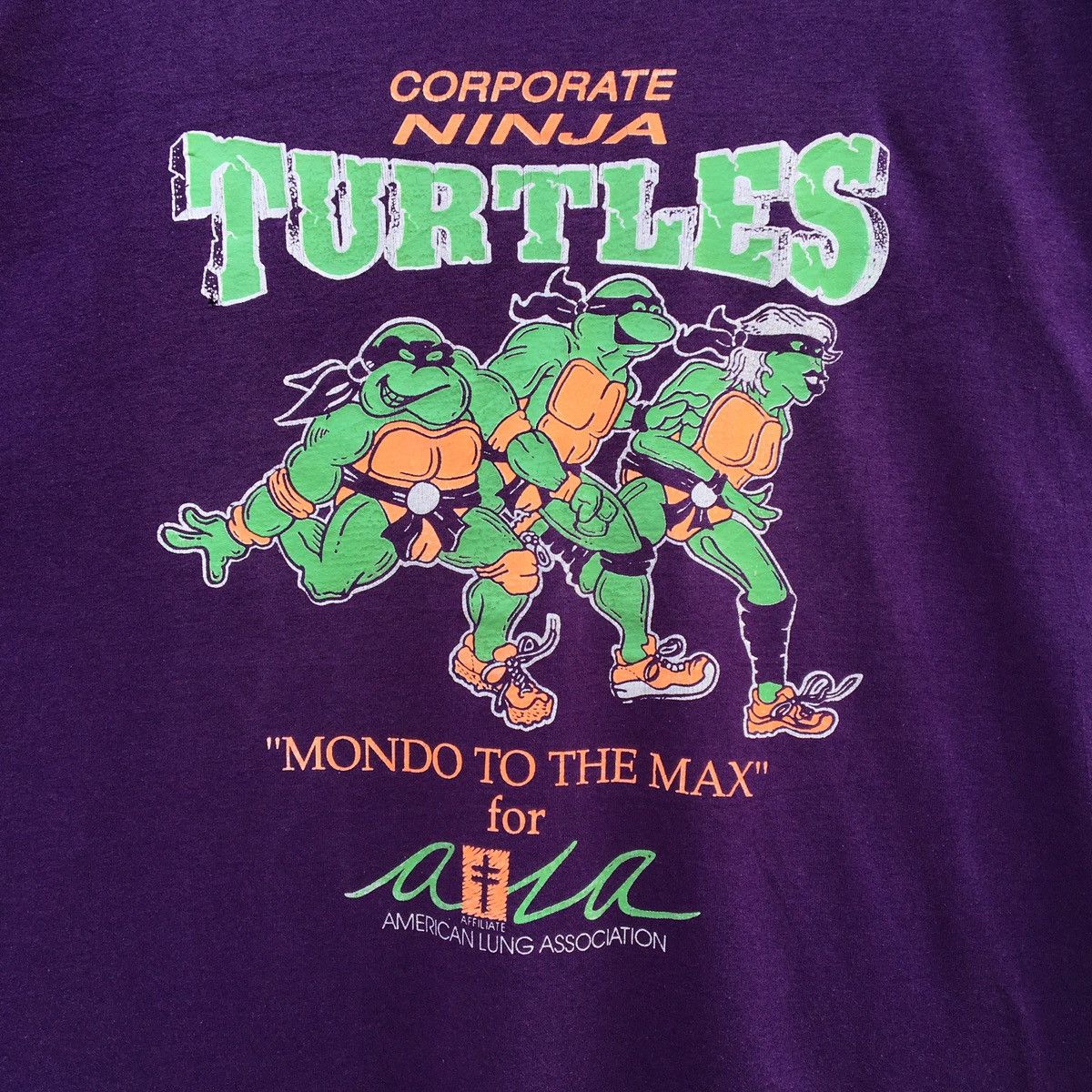 Cartoon Network × Vintage Vintage 80s NINJA TURTLES CARTOON T-shirt Size US L / EU 52-54 / 3 - 5 Thumbnail