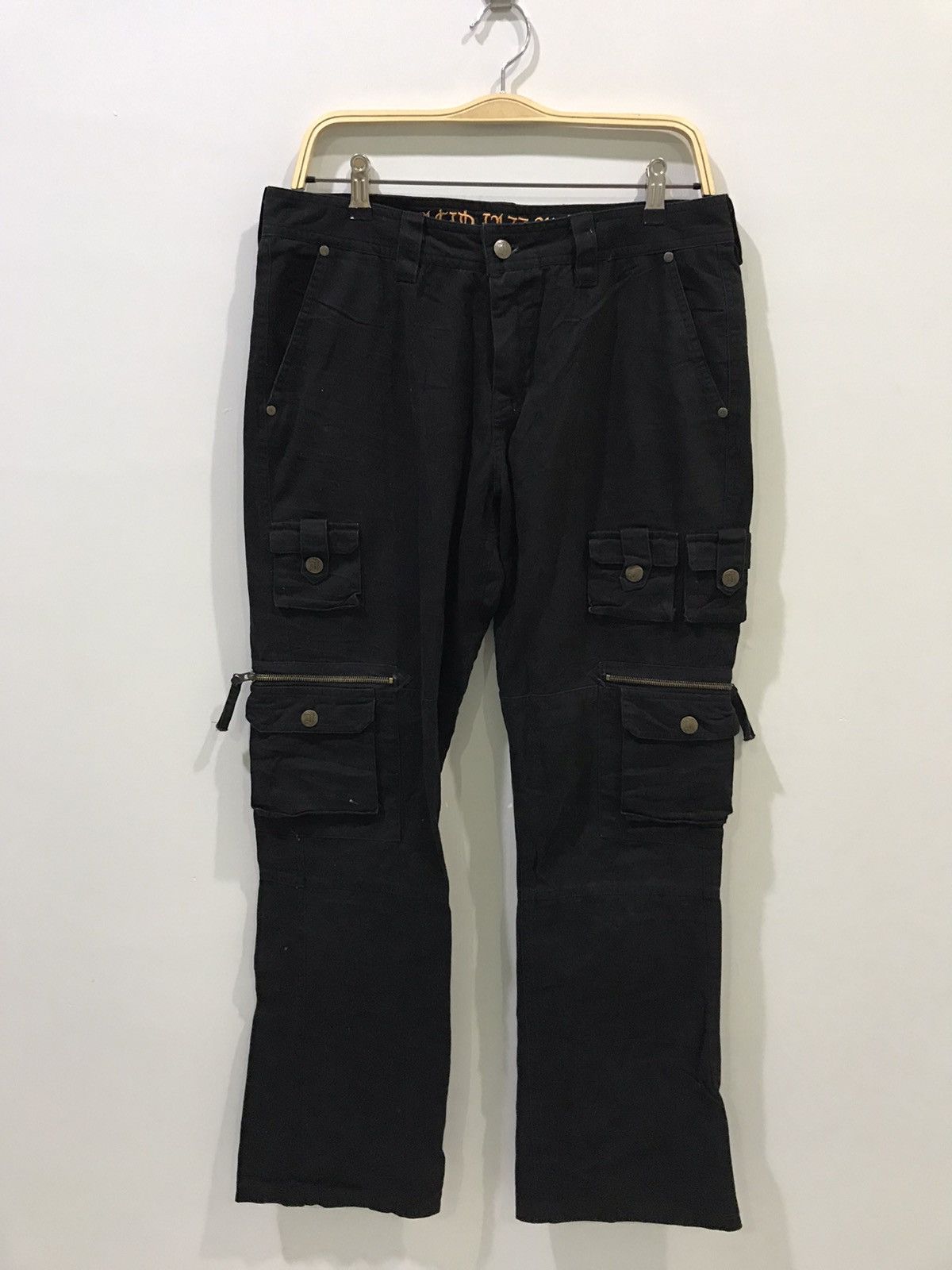 image of Seditionaries Acid Jazz Men Japan Seditionarie Multipockets Tactical Pant in Black (Size 31)