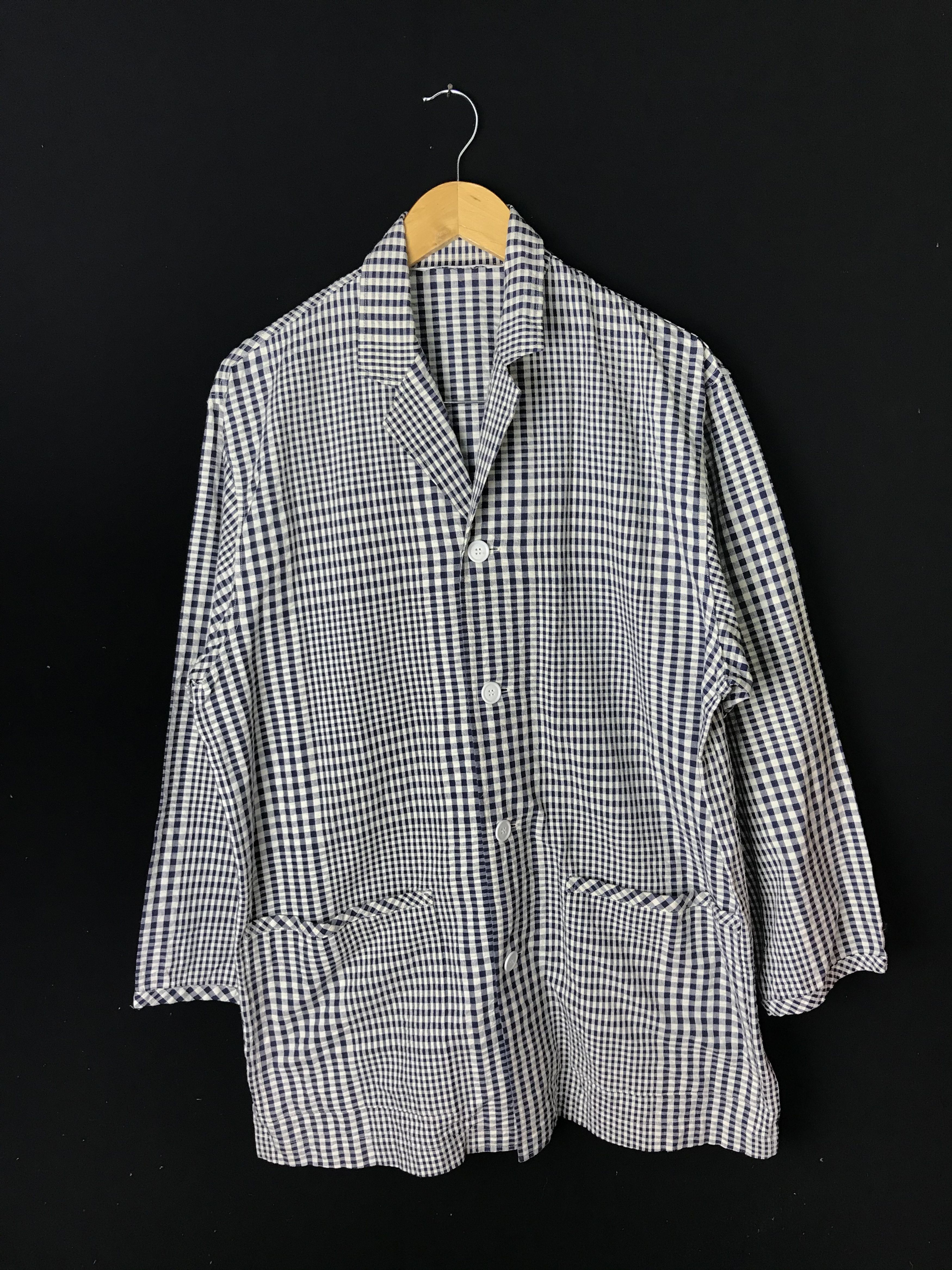 Yohji Yamamoto Y's For Living Plaid Check 2 Pocket Size US L / EU 52-54 / 3 - 1 Thumbnail