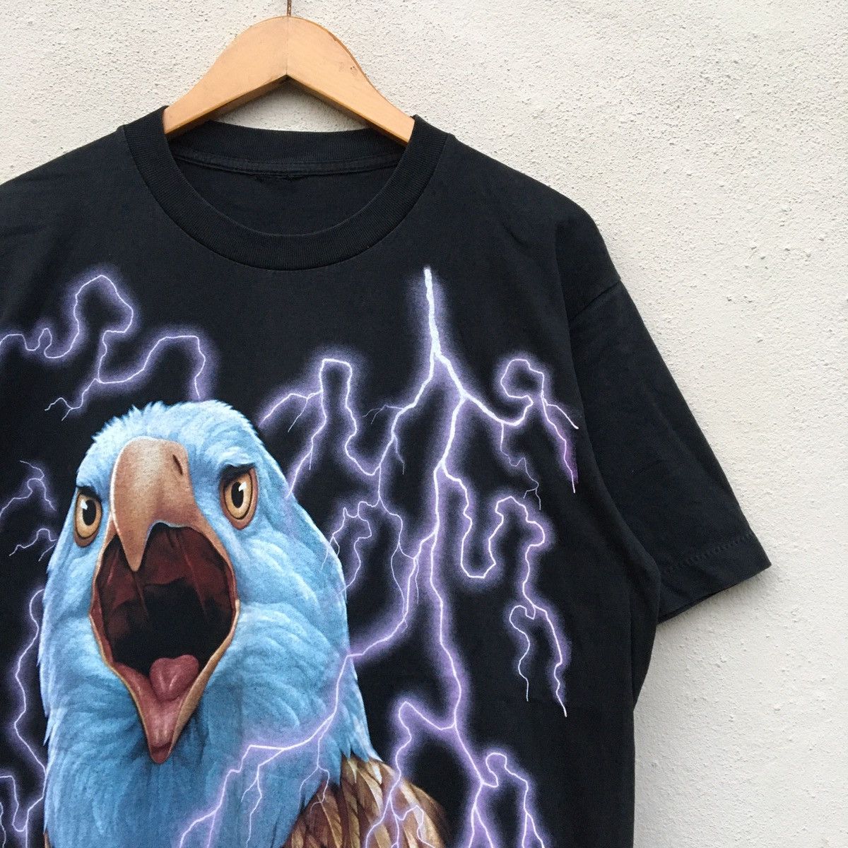 Vintage Vintage AMERICAN THUNDER FULLPRINT Rare Design T-shirt Size US L / EU 52-54 / 3 - 3 Thumbnail