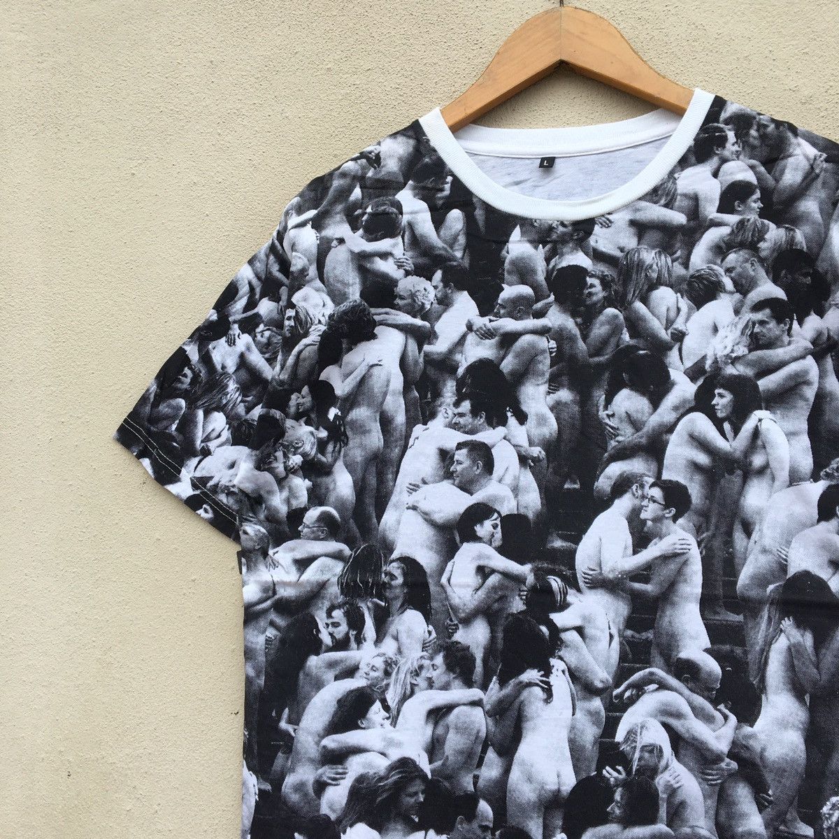 Japanese Brand × Vintage Vintage NAKED PEOPLE SEX LGBT FULLPRINT T-shirt Size US L / EU 52-54 / 3 - 4 Thumbnail