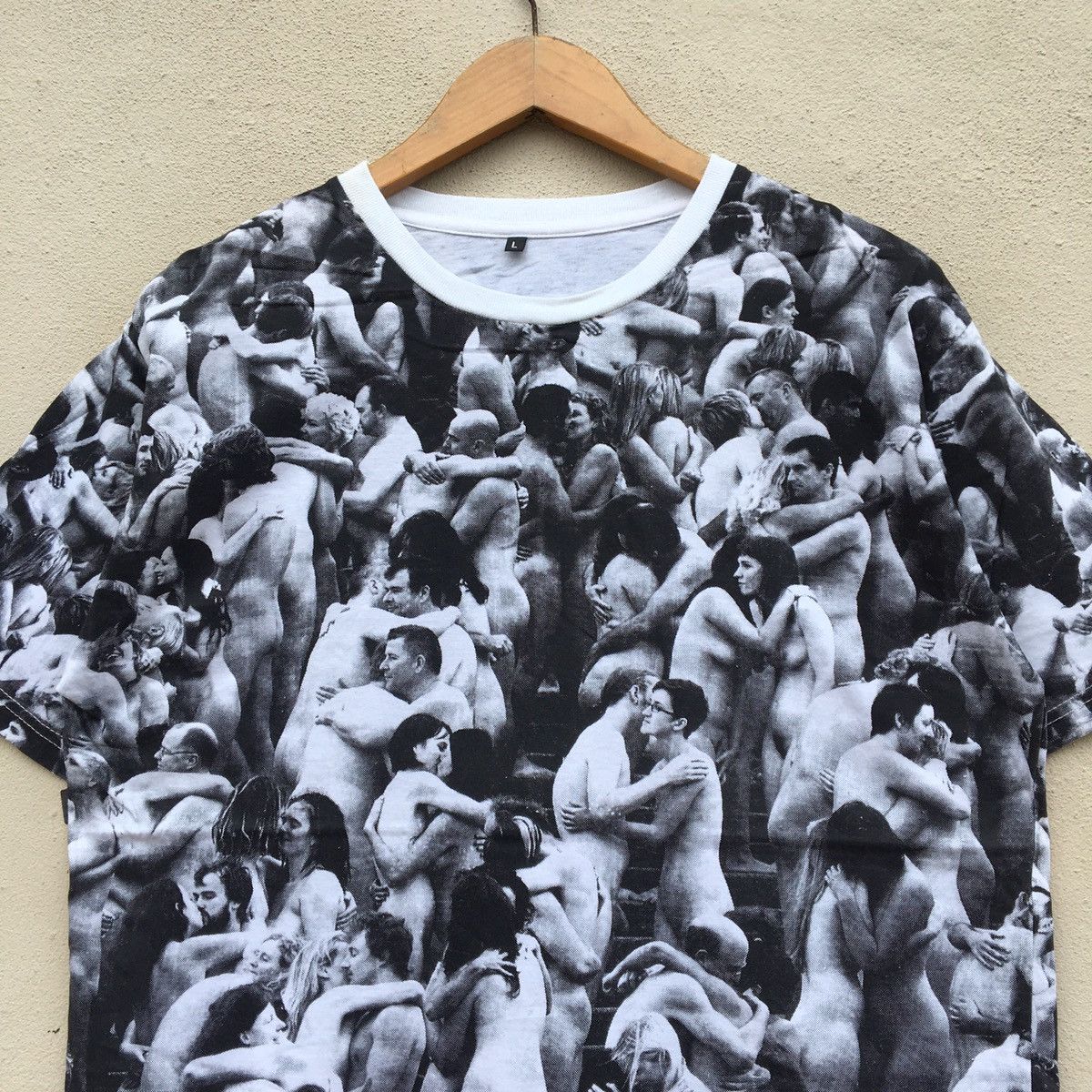 Japanese Brand × Vintage Vintage NAKED PEOPLE SEX LGBT FULLPRINT T-shirt Size US L / EU 52-54 / 3 - 2 Thumbnail