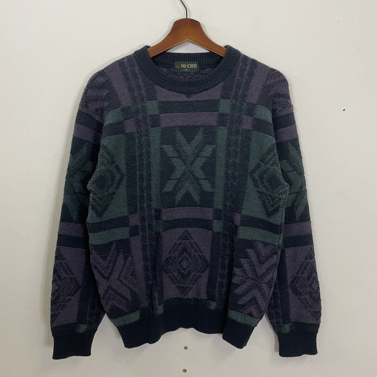 Aran Isles Knitwear Vintage Del Conte Art Like Coogi Knitwear Size US S / EU 44-46 / 1 - 1 Thumbnail