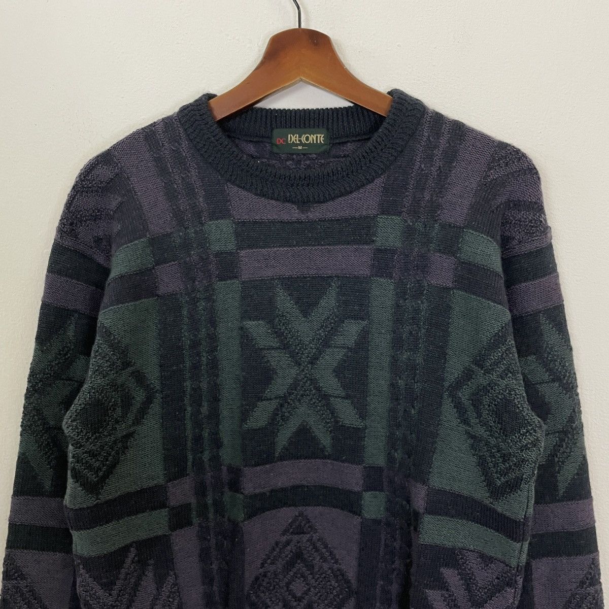 Aran Isles Knitwear Vintage Del Conte Art Like Coogi Knitwear Size US S / EU 44-46 / 1 - 4 Thumbnail