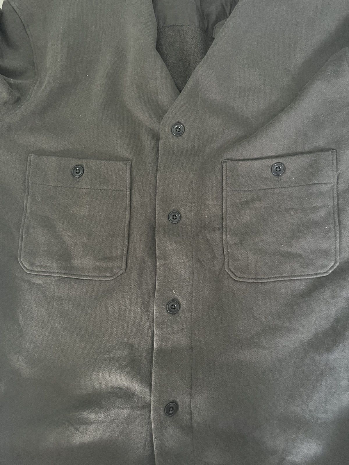 Lemaire × Uniqlo UNIQLO AND LEMAIRE BAND COLLAR POCKET OVERSHIRT Size US M / EU 48-50 / 2 - 4 Thumbnail