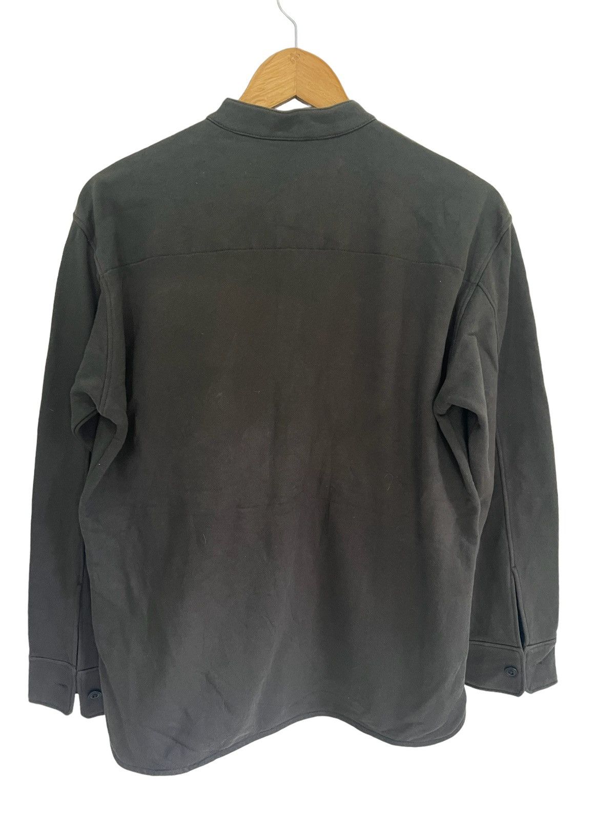 Lemaire × Uniqlo UNIQLO AND LEMAIRE BAND COLLAR POCKET OVERSHIRT Size US M / EU 48-50 / 2 - 3 Thumbnail