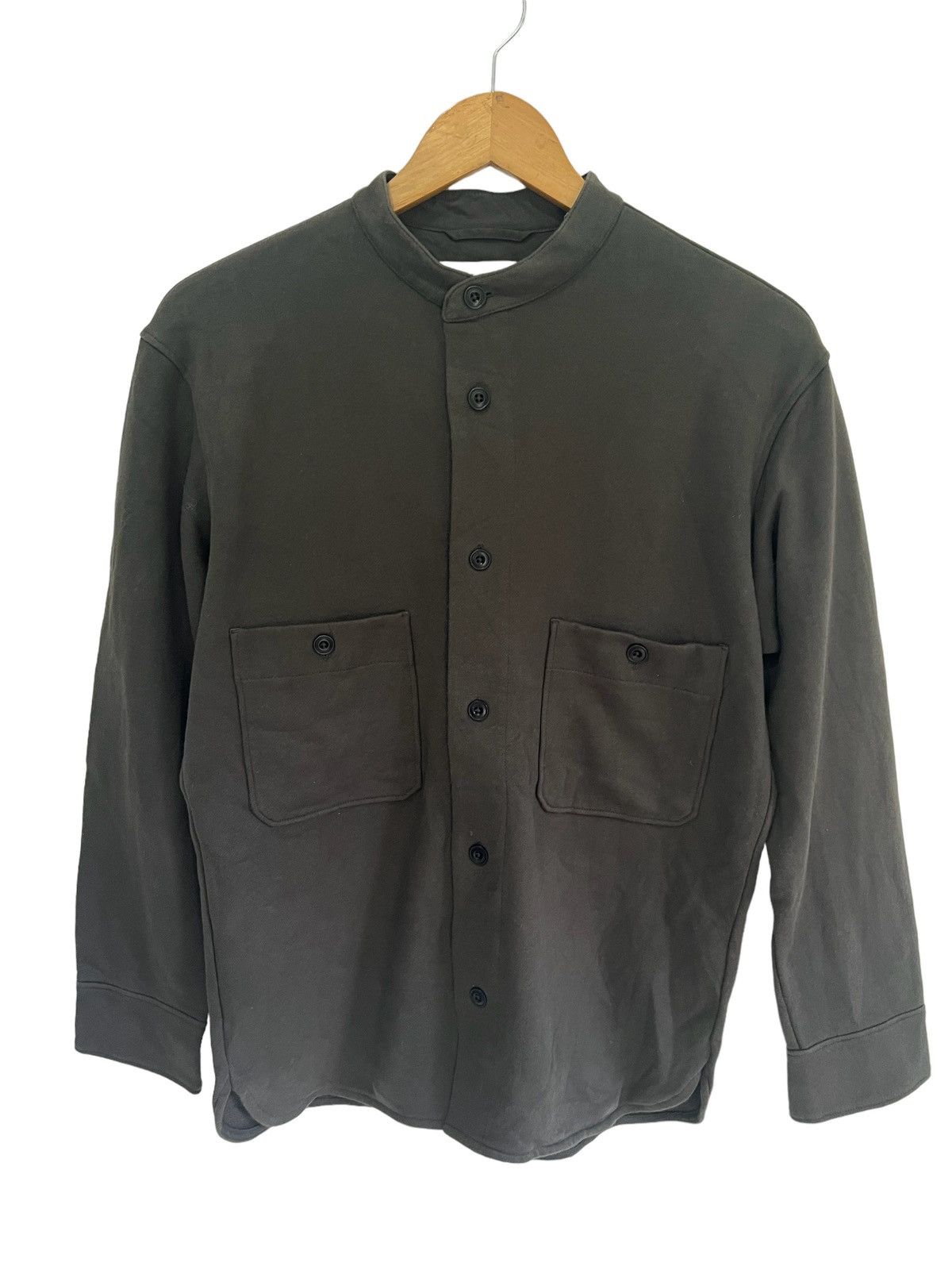 Lemaire × Uniqlo UNIQLO AND LEMAIRE BAND COLLAR POCKET OVERSHIRT Size US M / EU 48-50 / 2 - 1 Thumbnail