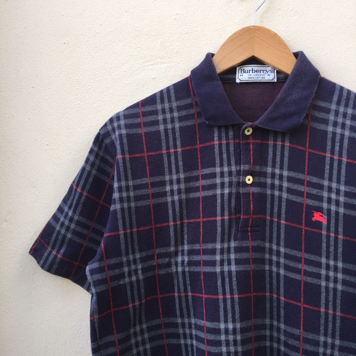 Burberry × Vintage Vintage BURBERRYS NOVA CHECK Collar Size US L / EU 52-54 / 3 - 3 Thumbnail