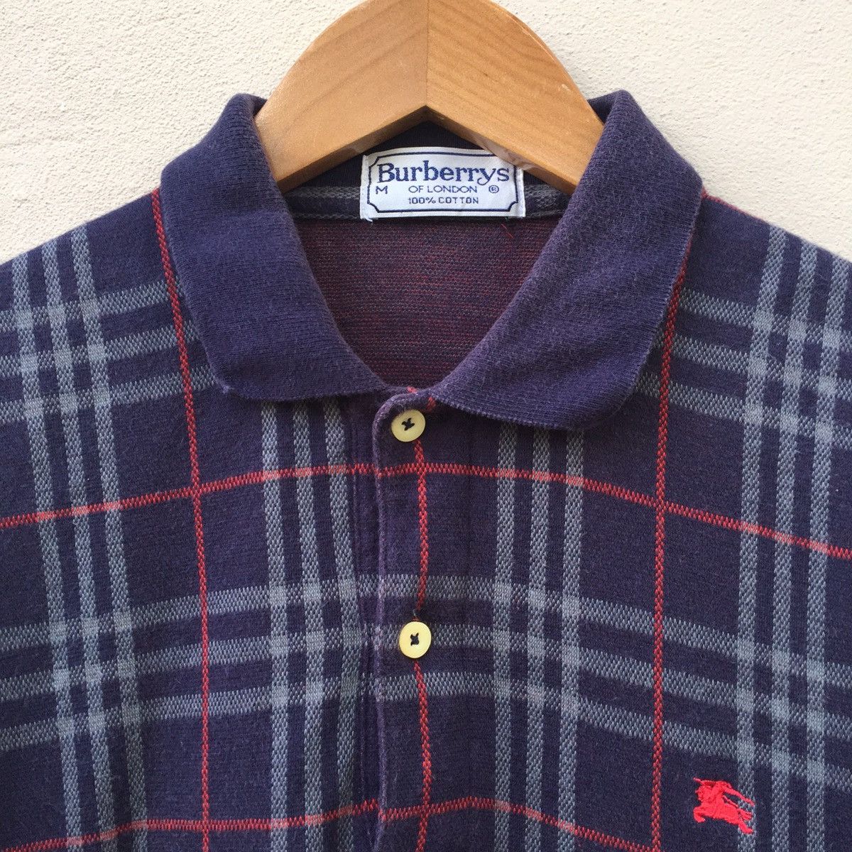 Burberry × Vintage Vintage BURBERRYS NOVA CHECK Collar Size US L / EU 52-54 / 3 - 4 Thumbnail