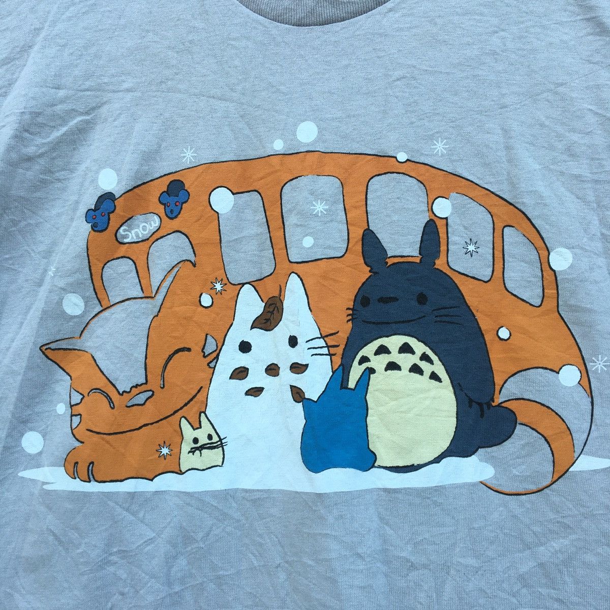 Anime Vintage MY NEIGHBOR TOTORO ANIME JAPAN NICE DESIGN T-shirt Size US XL / EU 56 / 4 - 5 Thumbnail