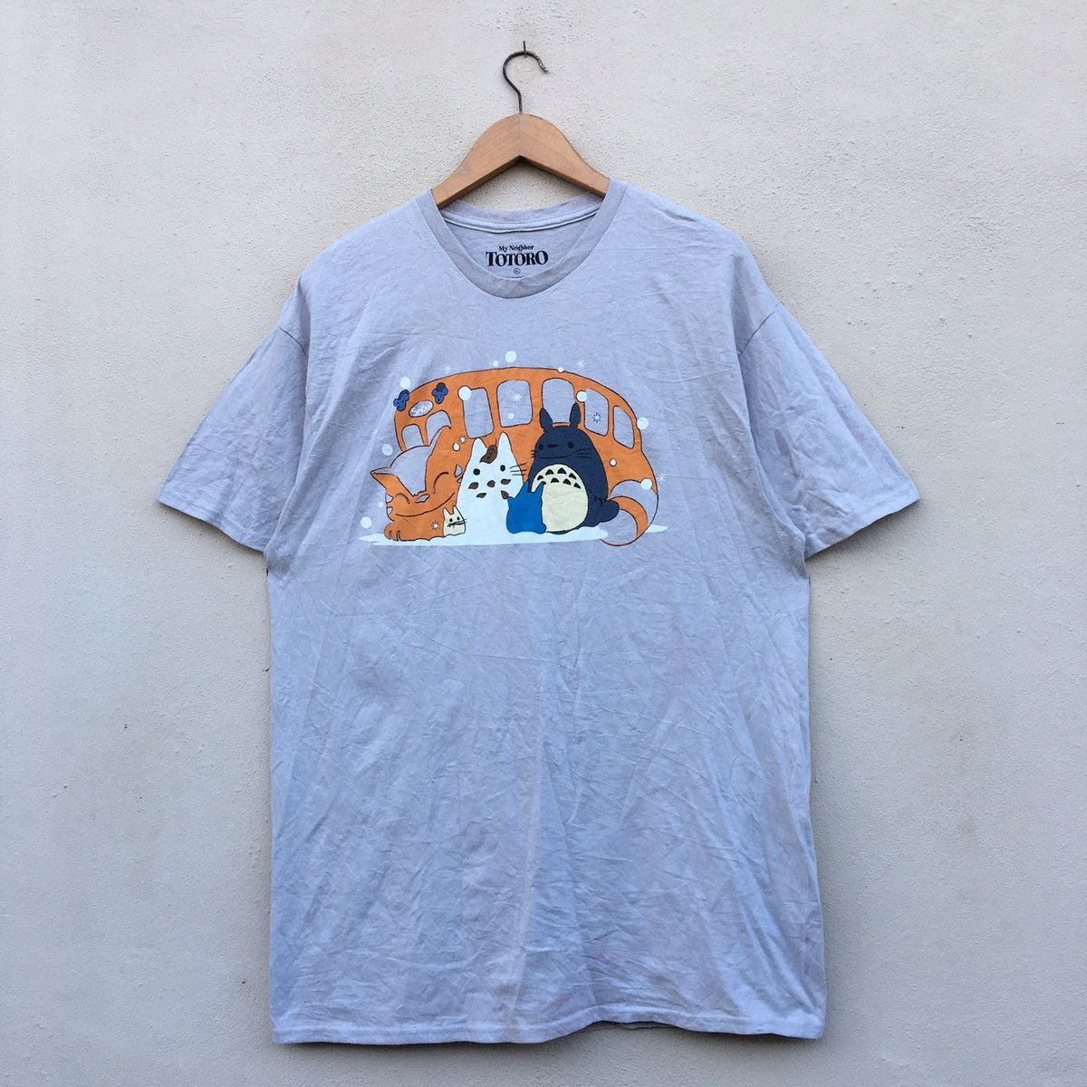 Anime Vintage MY NEIGHBOR TOTORO ANIME JAPAN NICE DESIGN T-shirt Size US XL / EU 56 / 4 - 1 Thumbnail