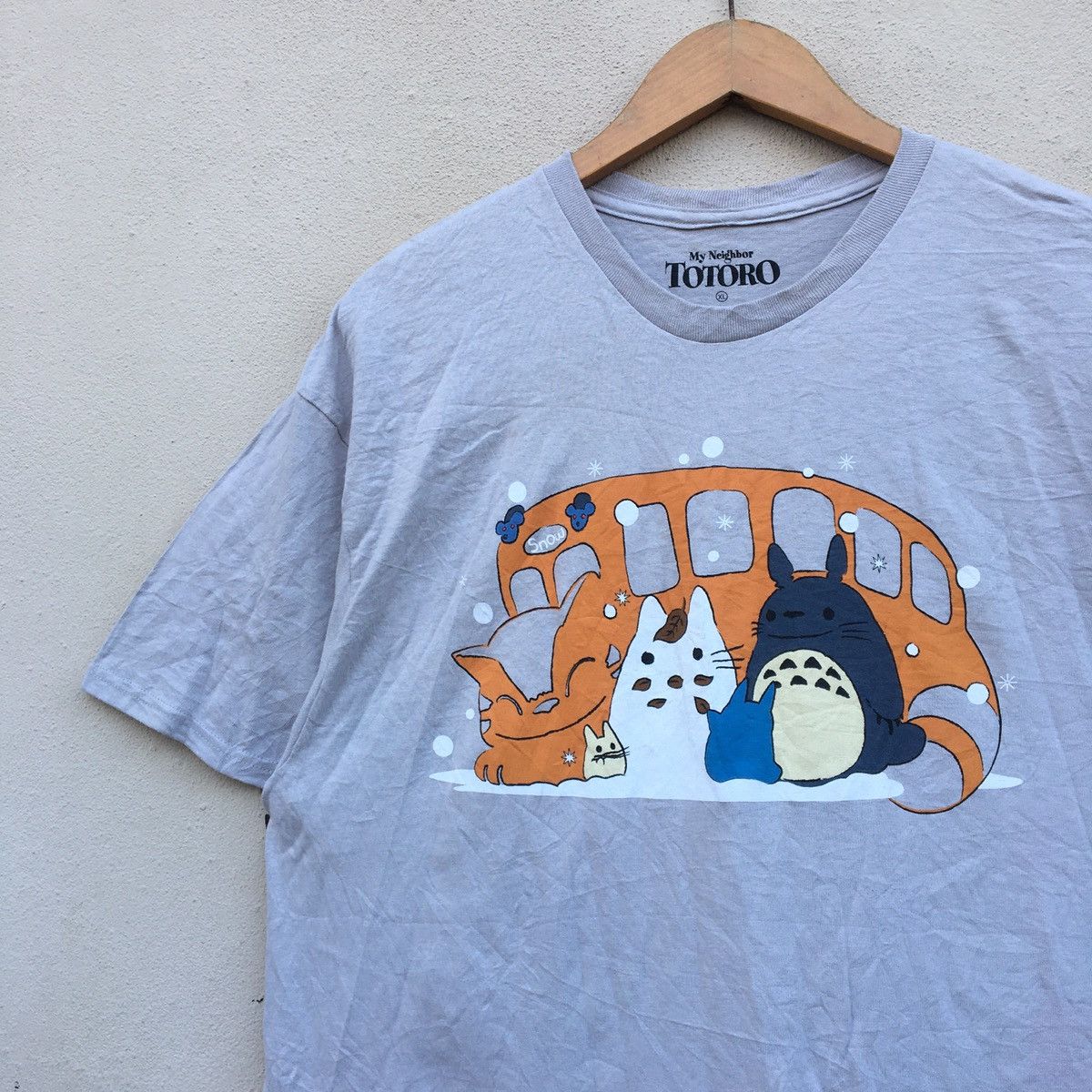 Anime Vintage MY NEIGHBOR TOTORO ANIME JAPAN NICE DESIGN T-shirt Size US XL / EU 56 / 4 - 4 Thumbnail