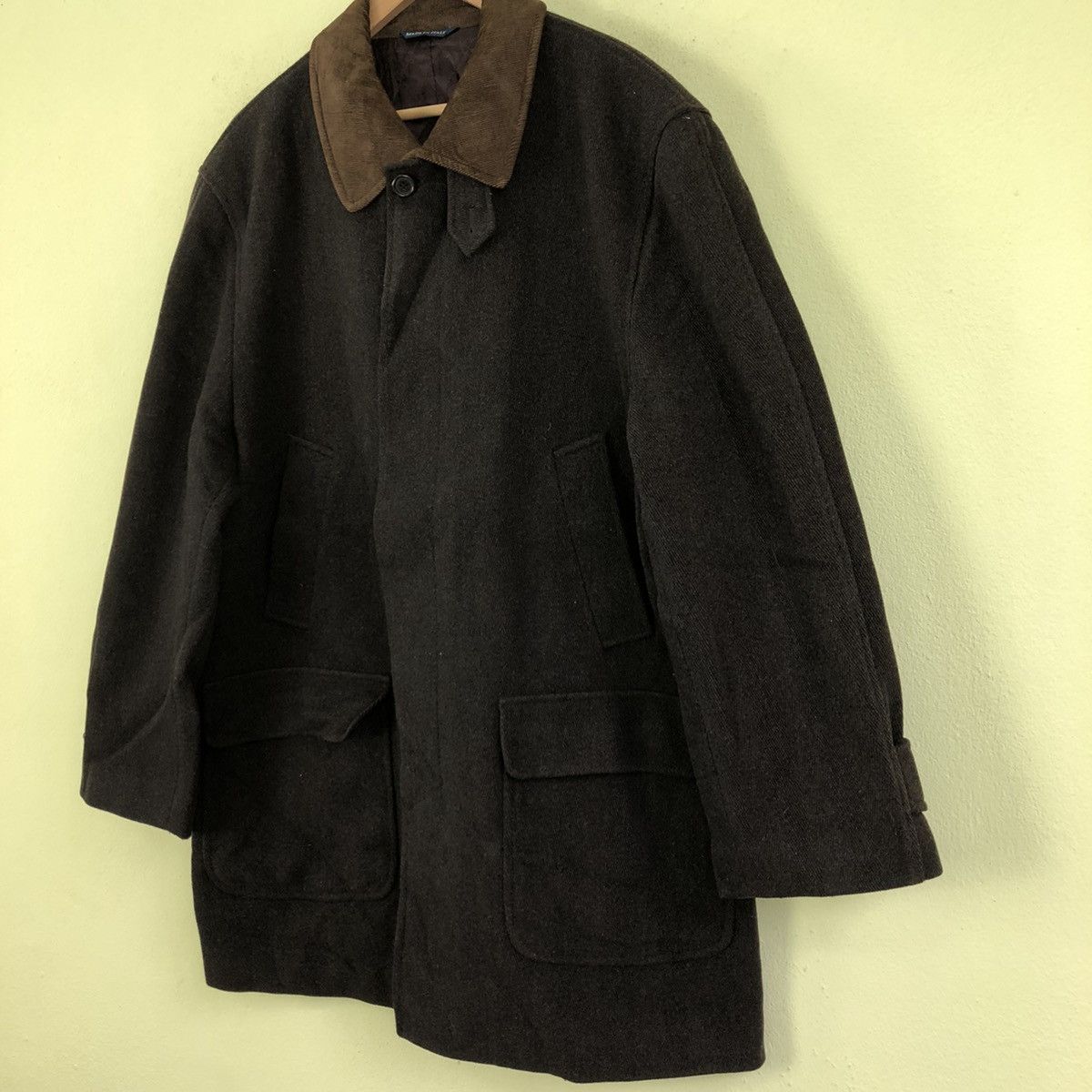 Designer WOOL JACKET Italian Designer Confezioni Malco Made in Italy Size US M / EU 48-50 / 2 - 3 Thumbnail