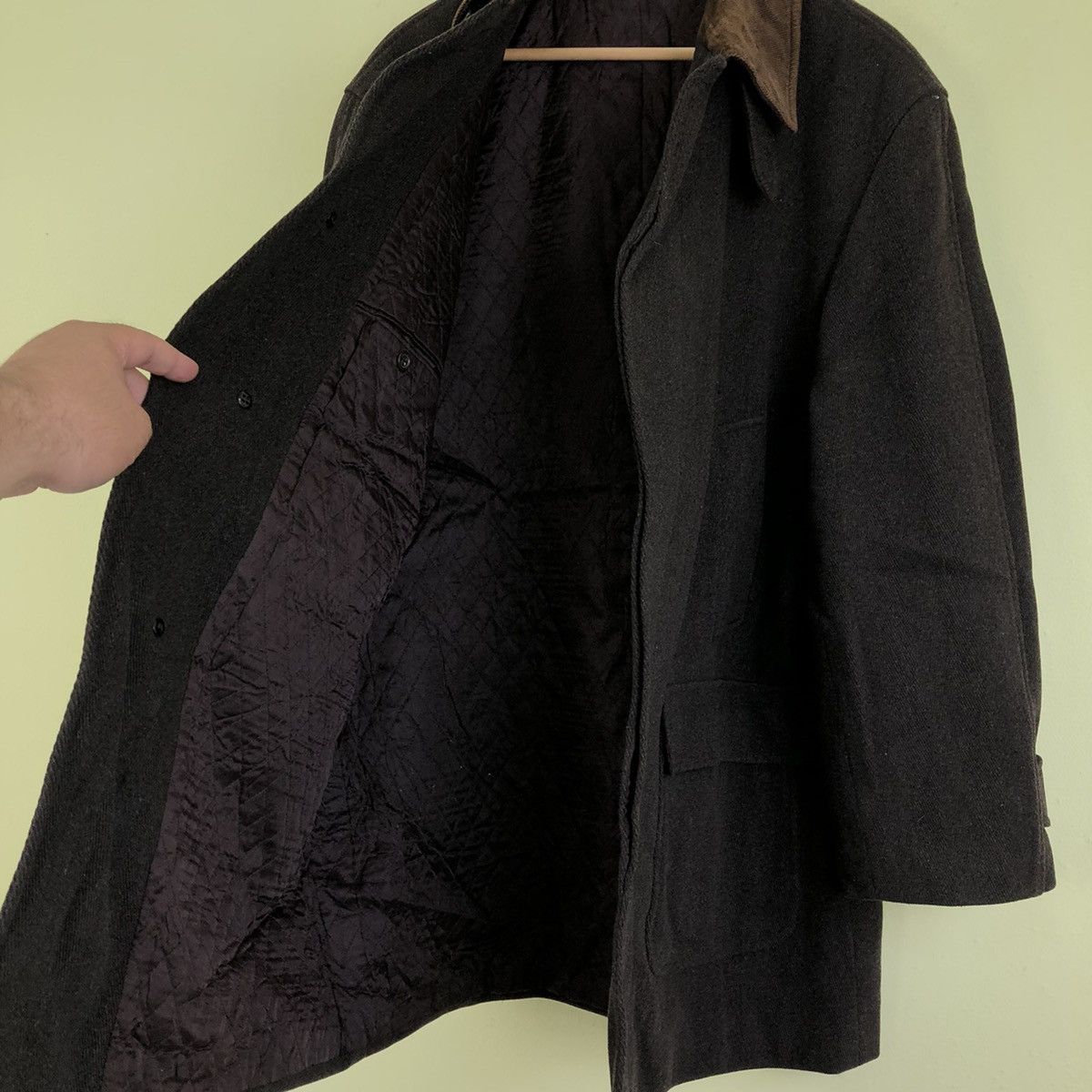 Designer WOOL JACKET Italian Designer Confezioni Malco Made in Italy Size US M / EU 48-50 / 2 - 14 Thumbnail