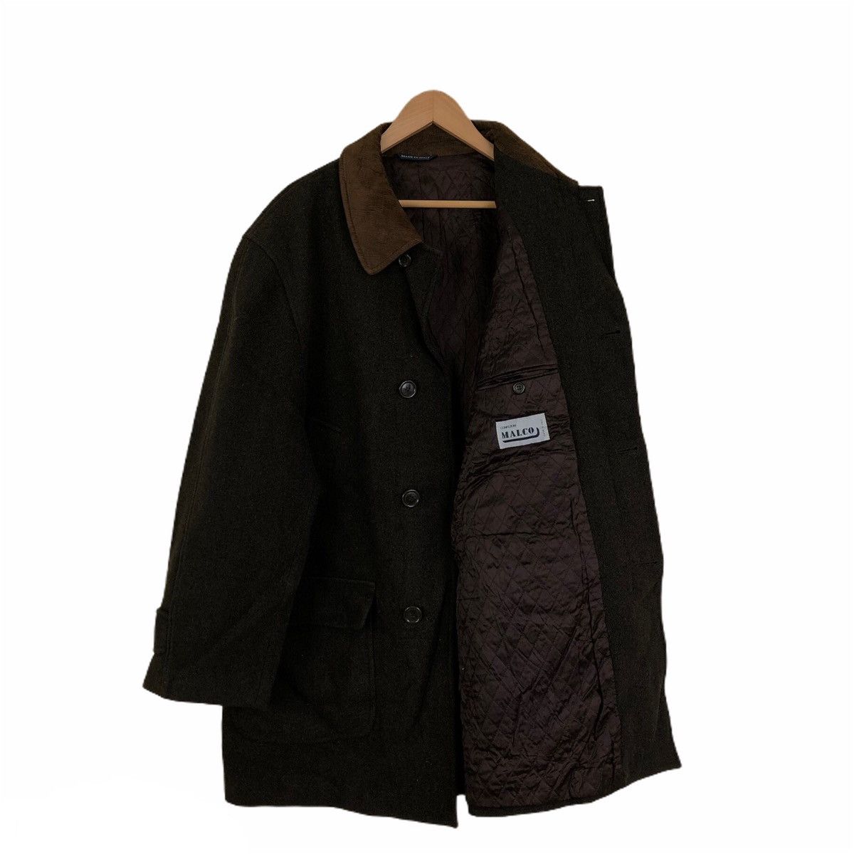 Designer WOOL JACKET Italian Designer Confezioni Malco Made in Italy Size US M / EU 48-50 / 2 - 2 Thumbnail