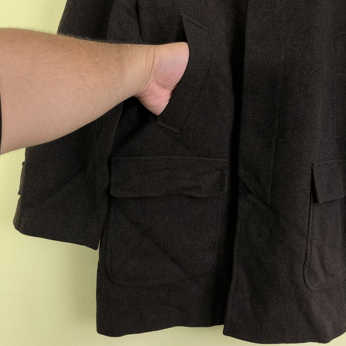 Designer WOOL JACKET Italian Designer Confezioni Malco Made in Italy Size US M / EU 48-50 / 2 - 5 Thumbnail