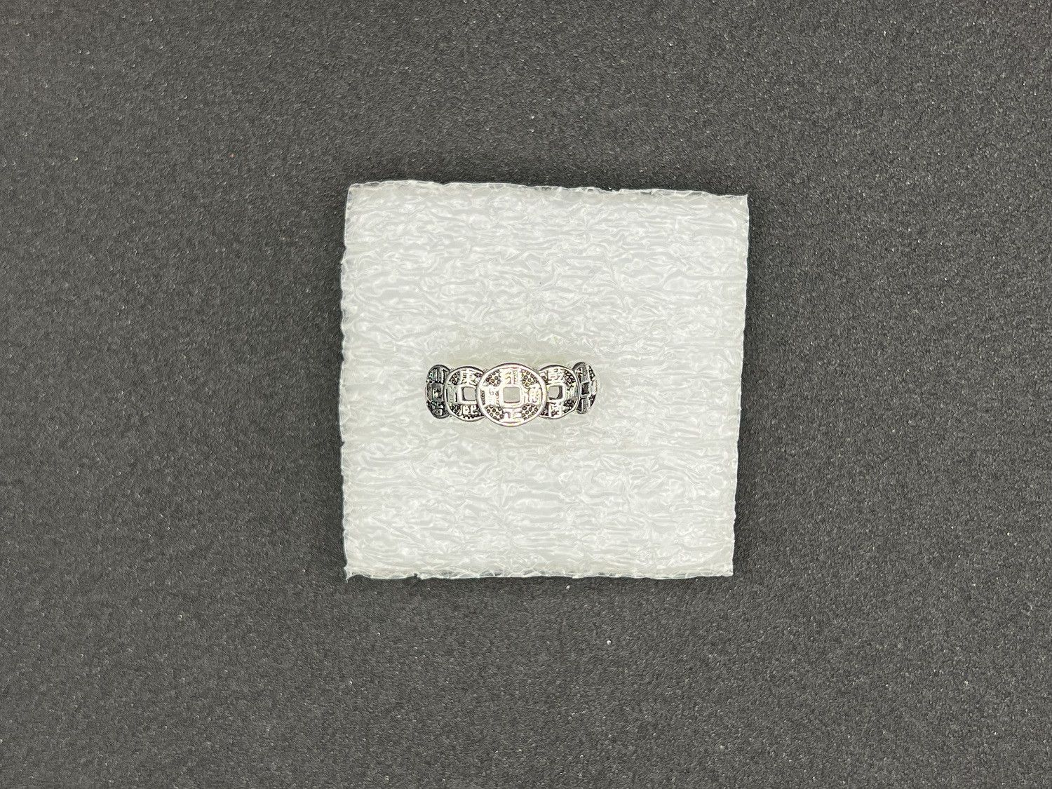 Jewelry 5 Emperor Coins Tibetan Silver Ring Size ONE SIZE - 1 Thumbnail
