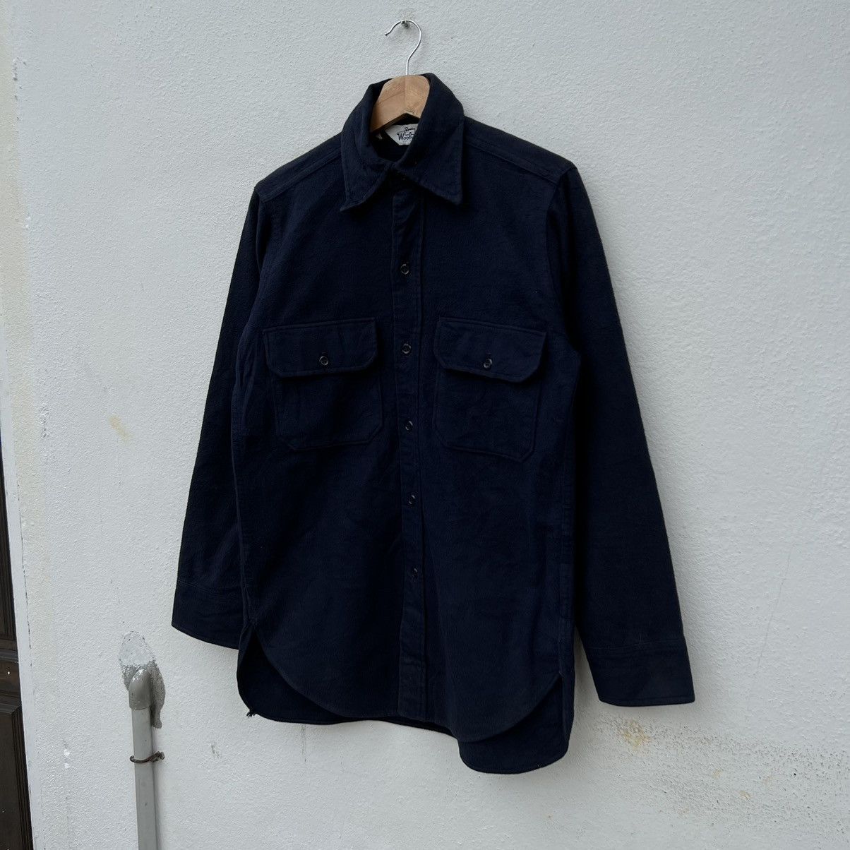 Japanese Brand × Woolrich Woolen Mills SHIRT BUTTON UPS WOOLRICH MULTI CARGO POCKET Size US S / EU 44-46 / 1 - 2 Thumbnail