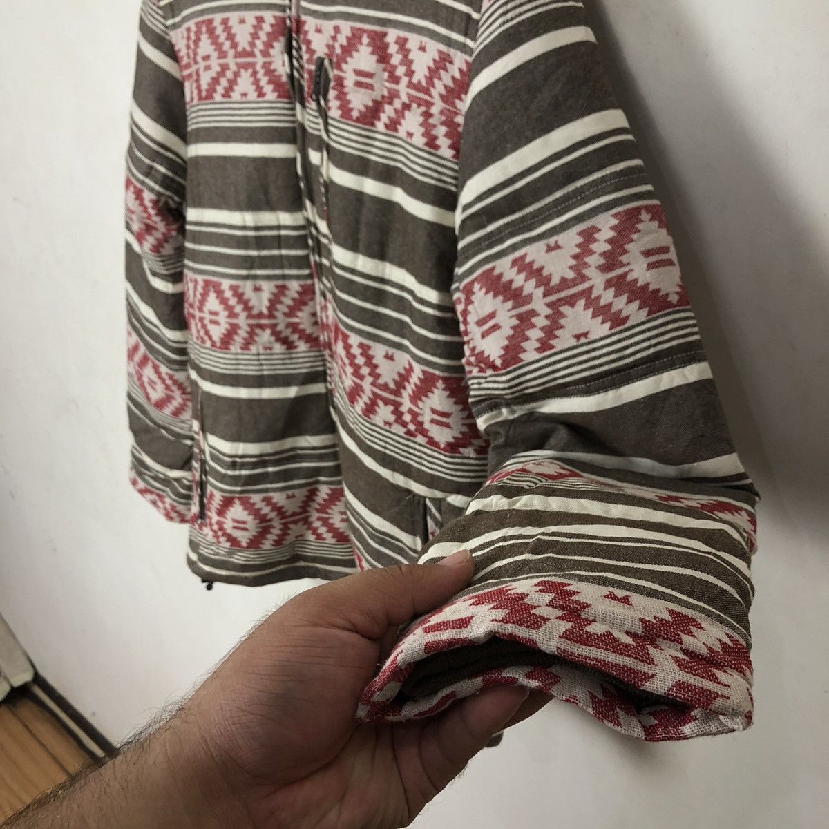 Japanese Brand ANTI BALLISTIC NAVAJO DESIGN HOODIE RARE STYLE Size US M / EU 48-50 / 2 - 4 Thumbnail