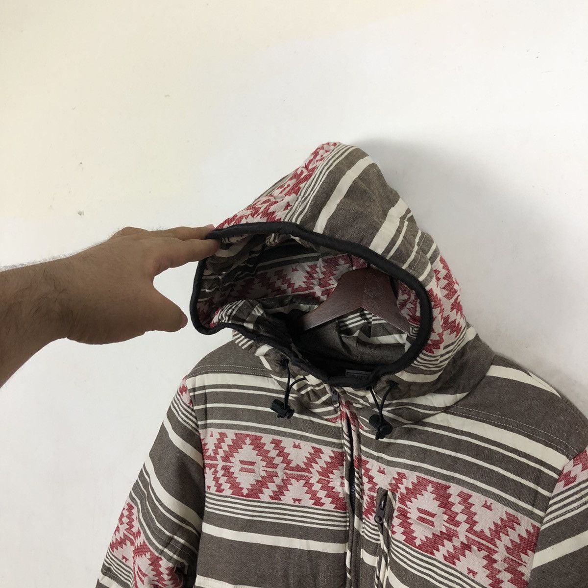 Japanese Brand ANTI BALLISTIC NAVAJO DESIGN HOODIE RARE STYLE Size US M / EU 48-50 / 2 - 8 Thumbnail