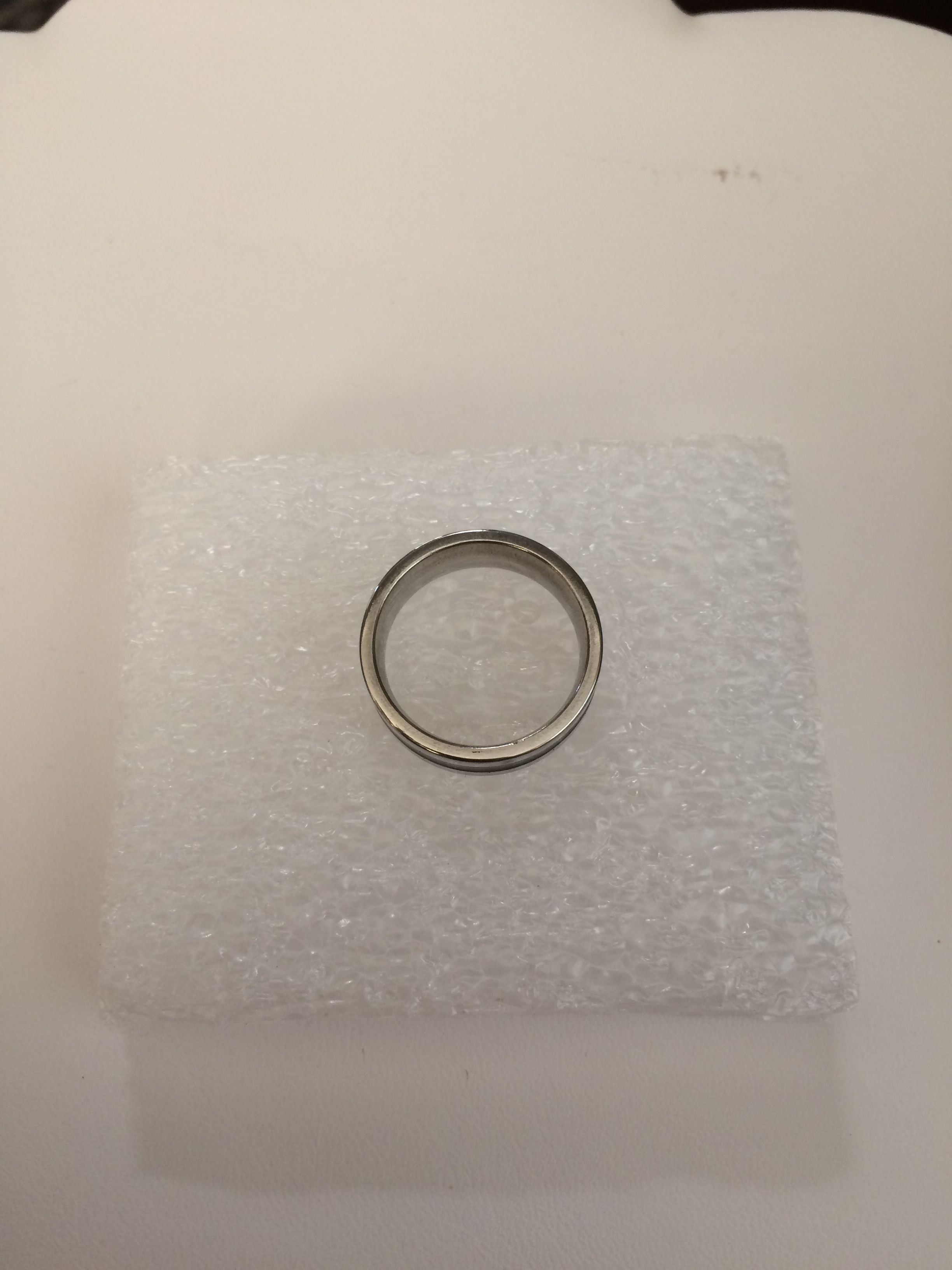 Other Black line Stainless Steel Ring - size 9 Size ONE SIZE - 2 Thumbnail