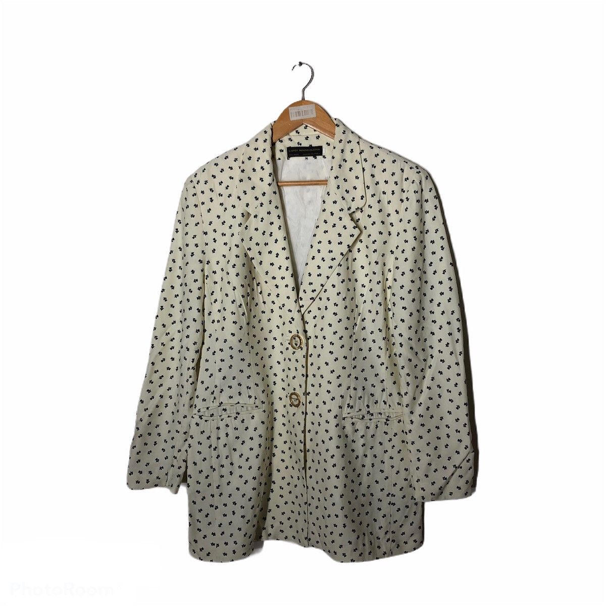 Designer LUIGI MADDALENA OVERPRINT FLOWER DOT Size US M / EU 48-50 / 2 - 1 Thumbnail
