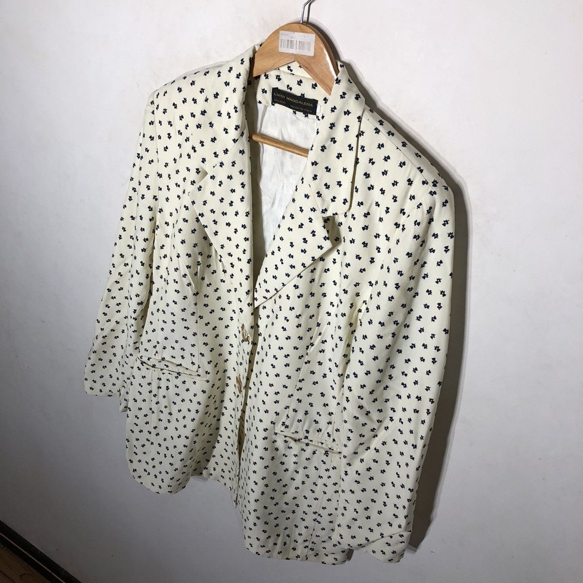 Designer LUIGI MADDALENA OVERPRINT FLOWER DOT Size US M / EU 48-50 / 2 - 3 Thumbnail