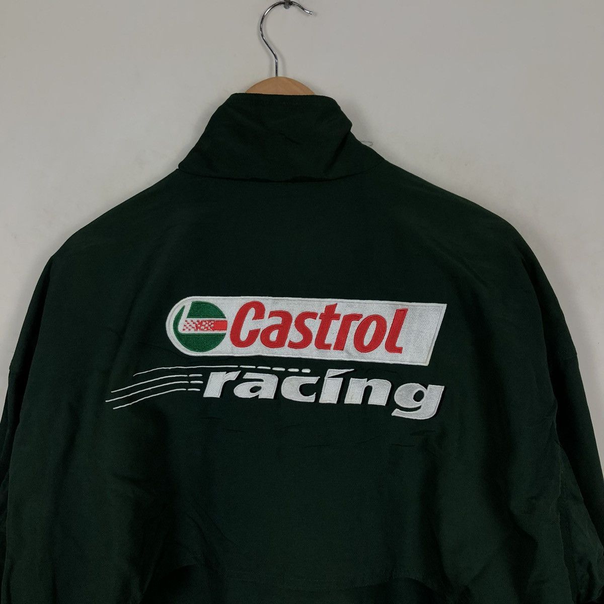 Japanese Brand CASTROL BIG LOGO ZIPPER JACKET Size US M / EU 48-50 / 2 - 10 Thumbnail