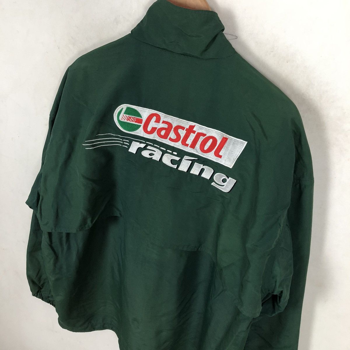 Japanese Brand CASTROL BIG LOGO ZIPPER JACKET Size US M / EU 48-50 / 2 - 11 Thumbnail