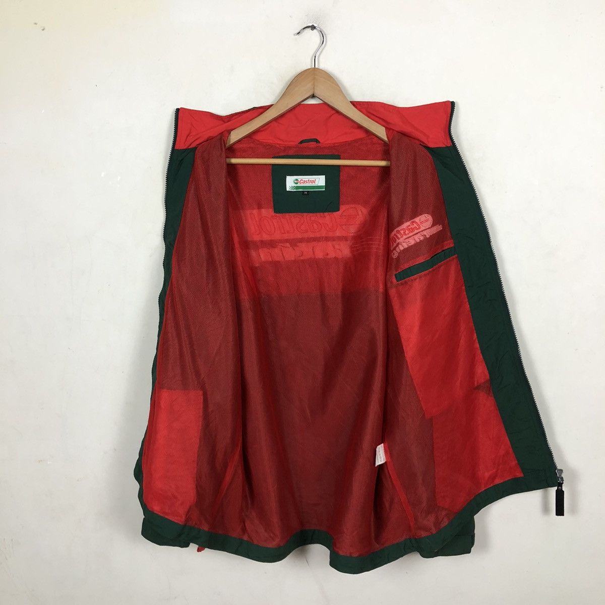 Japanese Brand CASTROL BIG LOGO ZIPPER JACKET Size US M / EU 48-50 / 2 - 12 Thumbnail