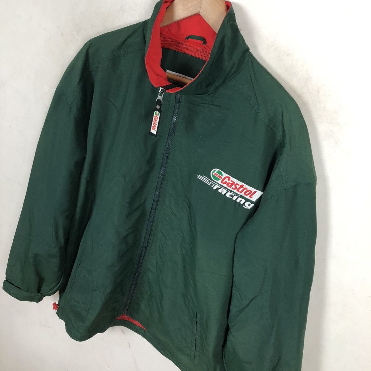 Japanese Brand CASTROL BIG LOGO ZIPPER JACKET Size US M / EU 48-50 / 2 - 5 Thumbnail
